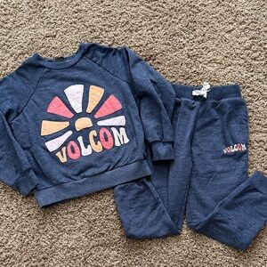 Volcom Kids Navy Set with Colorful Graphic